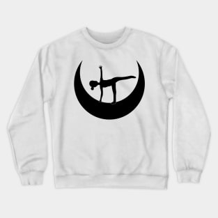 Half Moon Yoga Pose Crewneck Sweatshirt